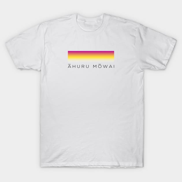 Ahuru Mowai Sky T-Shirt by TheVectorMonkeys